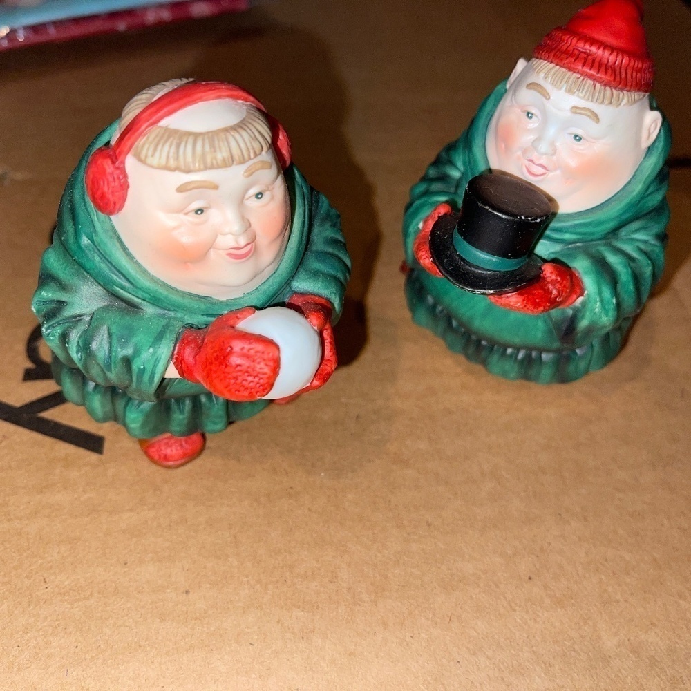 Department 56 Christmas Monks Seymore and Siegfried